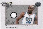 2001 Greats of the Game Basketball- Feel the Game Classics- Vince Carter, N.Carolina Tarheels