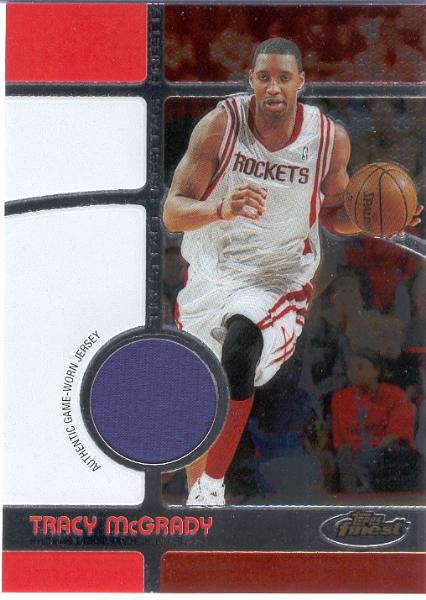 2005/06 Finest Bskt.- "Finest Fact Relics"- #FFR-TM Tracy McGrady, Rockets- #666/2080
