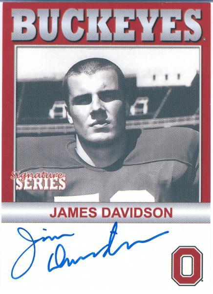 2005 TK Legacy Ohio State Buckeyes "Autographed"- #B52 James Davidson