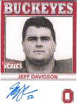 2005 TK Legacy Ohio State Buckeyes Autographed- #B53 Jeff Davidson