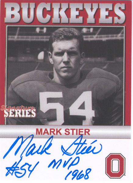 2005 TK Legacy Ohio State Buckeyes "Autographed"- #B73 Mark Stier