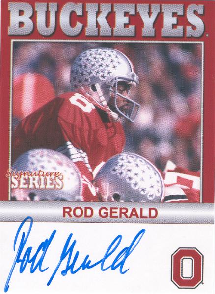 2005 TK Legacy Ohio State Buckeyes "Autographed"- #B75 Rod Gerald