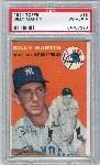 1954 Topps Bb- #13 Billy Martin, Yankees- PSA Vg-Ex 4 