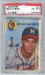 1954 Topps Bb- #30 Ed Mathews, Braves- PSA Vg-Ex 4 