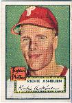 1952 Topps Bb- #216 Richie Ashburn, Phillies