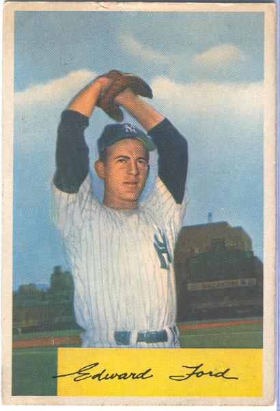 1954 Bowman Bb- #177 Whitey Ford, Yankees