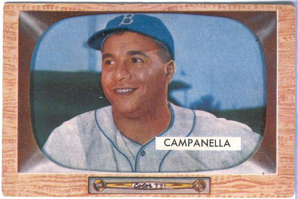 1955 Bowman Bb- #22 Roy Campanella, Dodgers