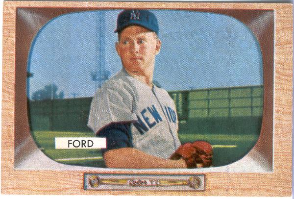 1955 Bowman Bb- #59 Whitey Ford, Yankees