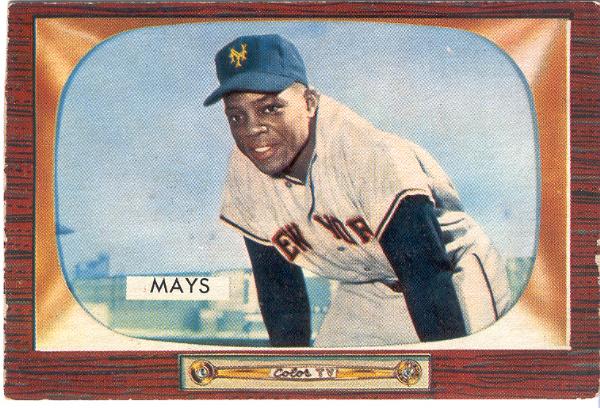 1955 Bowman Bb- #184 Willie Mays, Giants