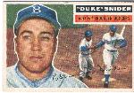 1956 Topps Bb- #150 Duke Snider, Dodgers