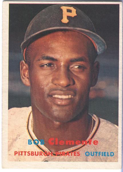 1957 Topps Bb- #76 Bob Clemente