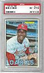 1967 Topps Baseball- #210 Bob Gibson- Cards- PSA Nm-Mt 8 