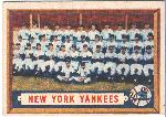 1957 Topps Bb- #97 Yankees Team