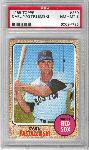 1968 Topps Baseball- #250 Carl Yastrzemski- PSA Nm-Mt 8 