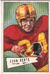 1952 Bowman Large Fb- #91 Leon Heath, Wash- SP!