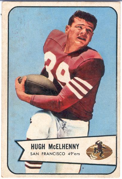 1954 Bowman Fb- #54 McElhenny, 49ers