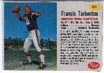 1962 Post Fb- #104 Fran Tarkenton RC