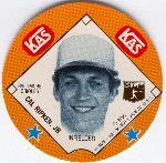 1985 KAS Baseball Disc- Cal Ripken Jr., Orioles- Tough! Test Issue