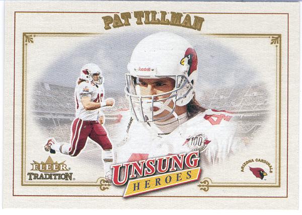2001 Fleer Tradition Football- #325 Pat Tillman UH RC, Cardinals