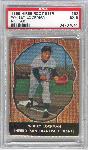 1958 Hires Root Beer- No Tab- #62 Whitey Lockman- PSA EX 5 