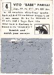 1951 Topps Magic Fb- #4 Babe Parilli, Kentucky