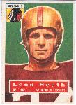 1956 Topps Fb- #25 Leon Heath, Redskins SP
