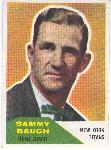 1960 Fleer Fb- #20 Sammy Baugh