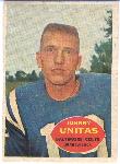 1960 Topps Fb- #1 John Unitas, Colts