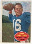 1960 Topps Fb- #74 Frank Gifford, Giants