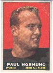 1961 Topps Fb- #40 Paul Hornung