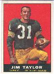1961 Topps Fb- #41 Jim Taylor