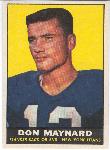 1961 Topps Fb- #150 Don Maynard- RC