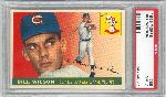 1955 Topps Baseball- #86 Bill Wilson, KC A’s- PSA NM 7 