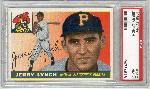 1955 Topps Baseball- #142 Jerry Lynch, Pirates- PSA Nm 7 