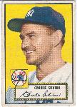 1952 Topps Bb- #168 Charlie Silvera, Yankees