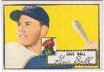 1952 Topps Bb- #170 Gus Bell, Pirates