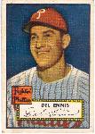 1952 Topps Bb- #223 Del Ennis, Phillies