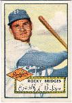 1952 Topps Bb- #239 Rocky Bridges, Dodgers