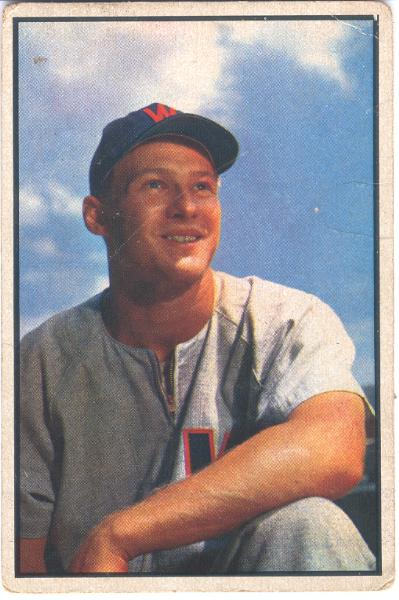 1953 Bowman Bb Color- #24 Jackie Jensen, Senators