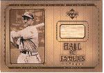 2001 Upper Deck Hall of Famers Bb- Game Bat- #B-ES Enos Slaughter, Cardinals