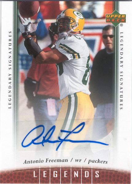 2006 Upper Deck Legends Ftbl.- "Legendary Signatures"- #60 Antonio Freeman, Packers