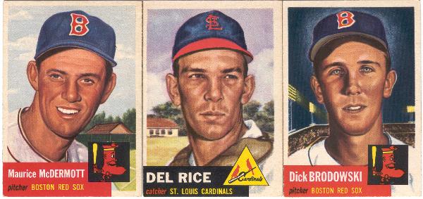 1953 Topps Bb- 3 Diff.