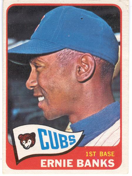 1965 T Bb- #510 Ernie Banks