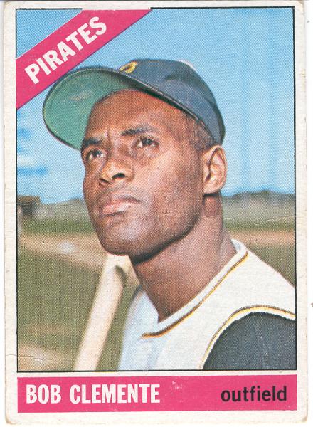 1966 T Bb- #300 Bob Clemente, Pirates