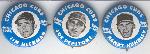 1969 Sunoco- Chicago Cubs Pin- 3 Diff.