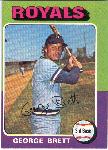 1975 Topps Bb- #228 George Brett RC