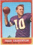 1963 T Fb- #98 Fran Tarkenton