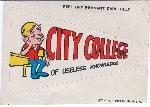 1967 Topps Comic Pennant- #2 City College of Useless Knowledge