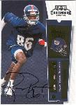 2000 Playoff Contenders Ftbl.- #126 Ron Dixon AU RC, Giants