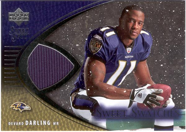 2004 Upper Deck Sweet Spot Ftbl.- "Sweet Swatches"- #SS-DD Devard Darling, Ravens